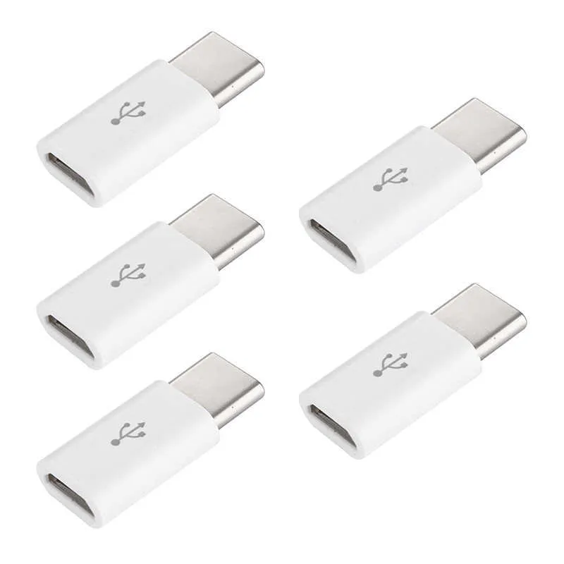 5 sztuk Wyśmienity Mały Kompaktowy Adapter Type-C USB 3.1 Generic Data Ładowanie Adapter Akcesoria do telefonów komórkowych Szybka ładowarka