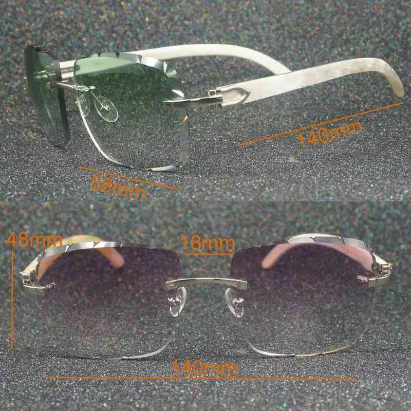 2024 meilleurs designers 10% de réduction sur le concepteur de luxe Nouveaux lunettes de soleil pour hommes et femmes 20% de réduction déco de décoage bordure vintage vintage Buffalo corne de lune de décoration femme pour l'homme