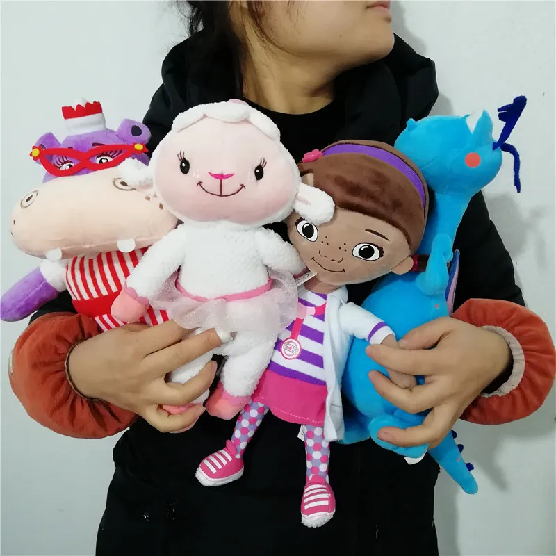Doc Doct Doctor Girl Plush Toy Set Dottie Hippo Lambie Sheep Dragon Soft Sifted Animal Dolls 10111363058