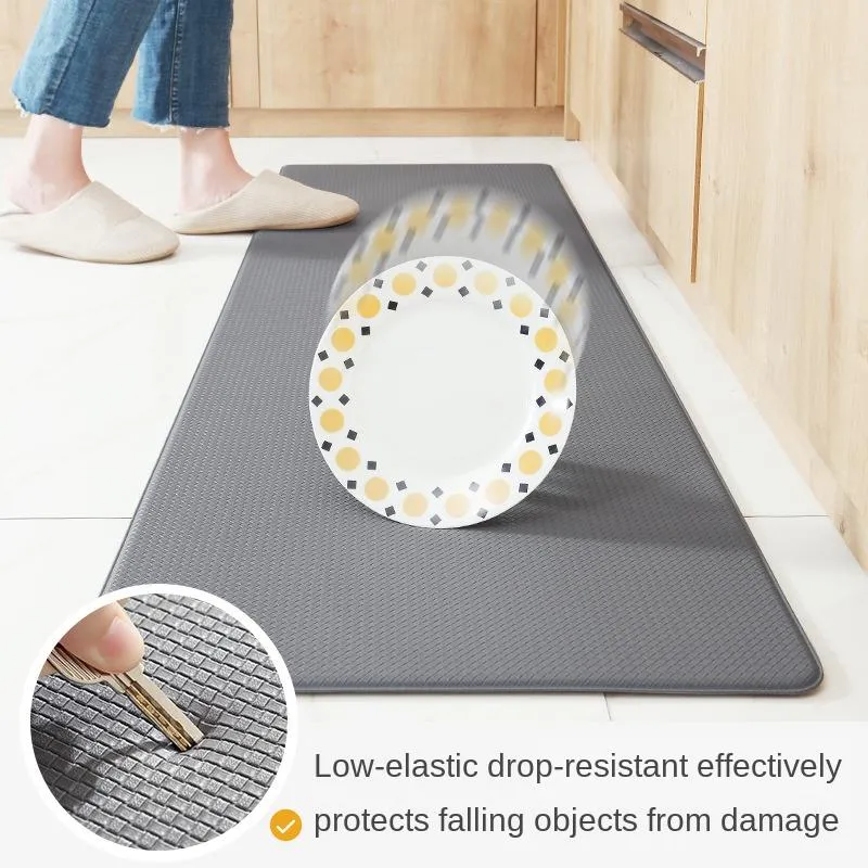 Tapis de cuisine Long imperméable et résistant à l'huile, tapis de sol de cuisine, Anti-fatigue, antidérapant, résistant à l'usure, porte 156S