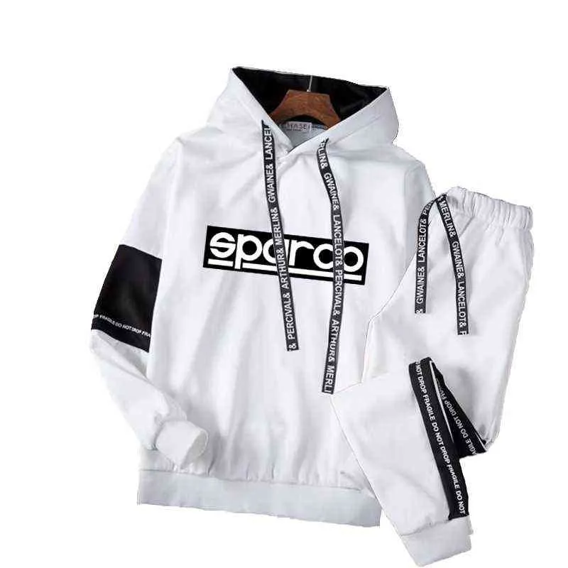 Бикини Secret Sports Suit Мужской весенне-осенний тренд SPARCO Повседневная одежда Мужской свитер из двух частей 220107