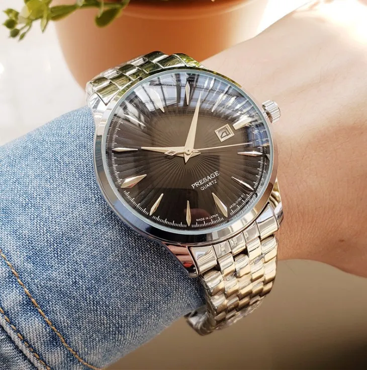 Relógio de borracha masculino 46mm estilo esporte militar grandes relógios masculinos designer de moda luxo mostrador preto exclusivo silicone grande masculino clo239v