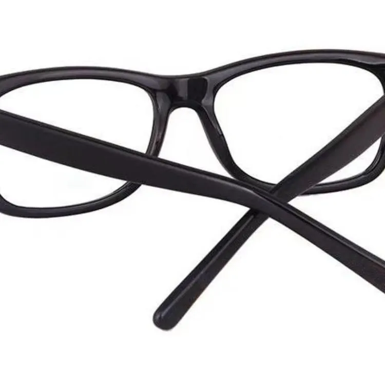 Montura de gafas de estilo unisex 54-18-145 Borde completo de tabla pura importada para anteojos recetados, estuche completo entero 211v