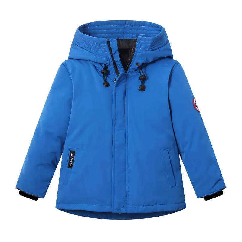 Winter Children Down Jacket Boys Girls Overcoat Thick Fashion Outdoor Parkas Teenagers Kids Baby Clothing Coats 3-12y 211224