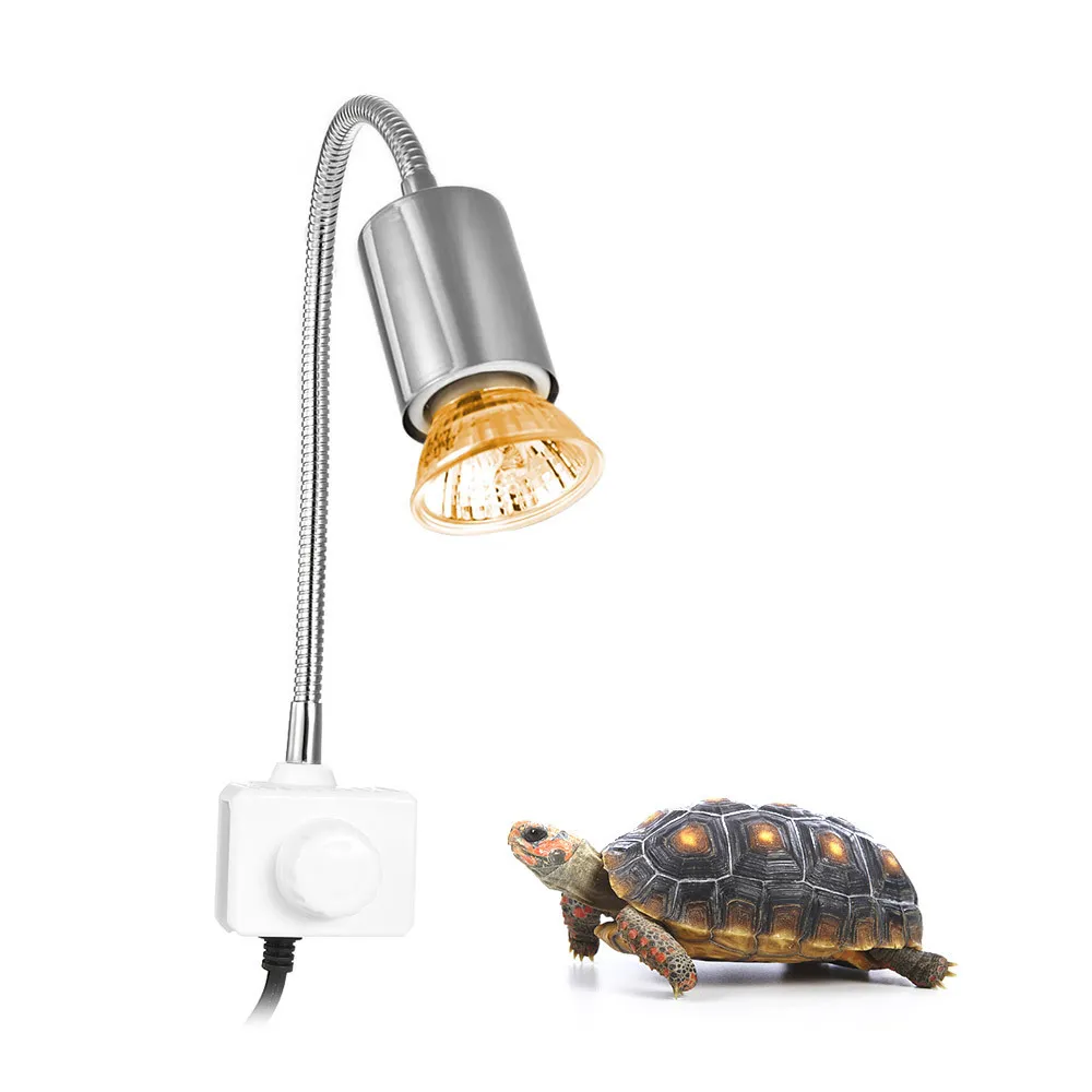 Lampe Dekdeal 25W Halogenwärme UVA UVB -Heizung Glühbirne für Reptilien Echsenschildkröte Rium Y200917