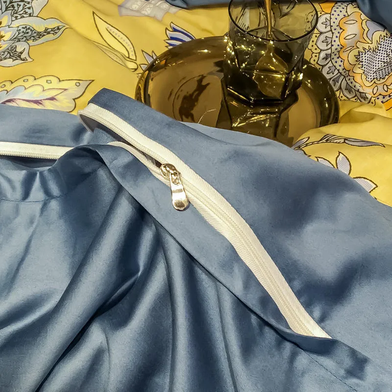 Nya Queen King Storleksanläggningar Sängkläder Set Egyptisk Bomull Mjukt Bedsheet Set / Fit ArdoTäcktäcke Kuddväska T200706