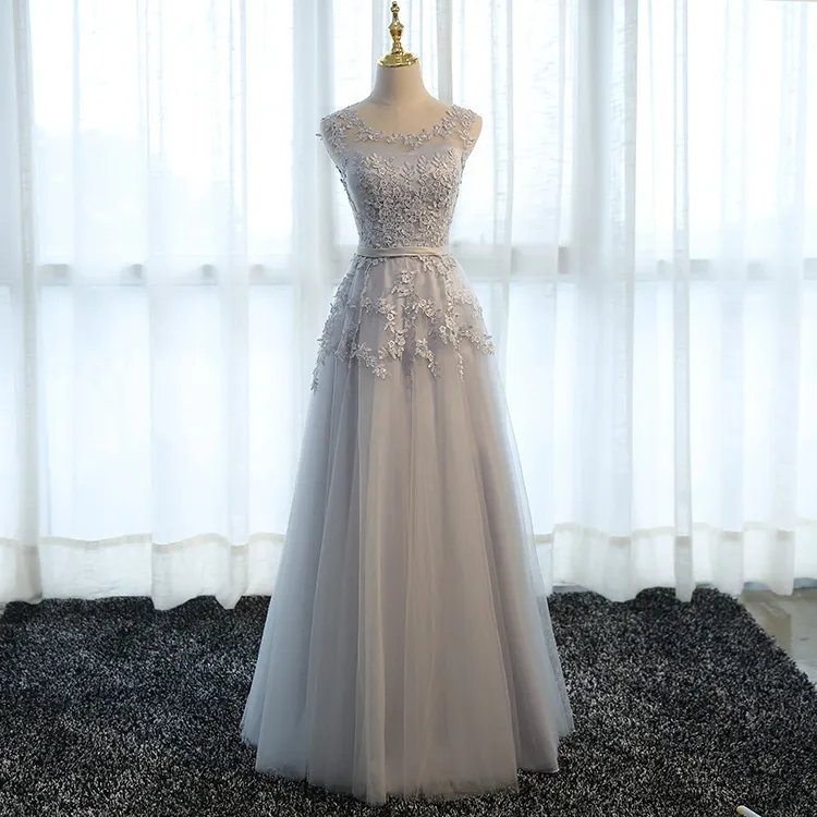Красота-эмилия длинные элегантные платья подружки невесты