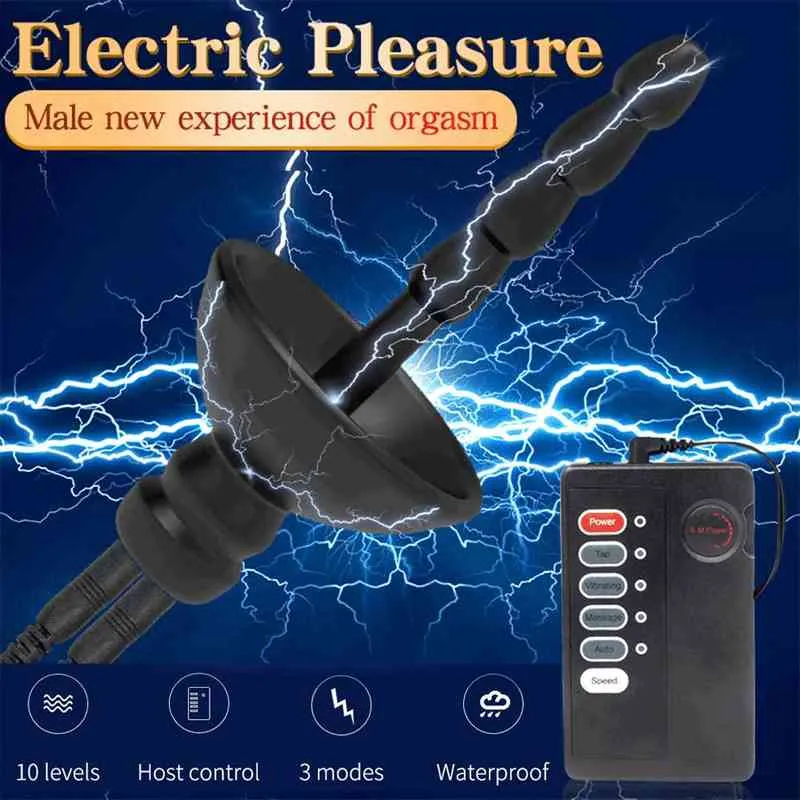 NXY Medical Themed Toys Male penis urethral dilator sex toy electric tube stimulator products shock device 01088724093