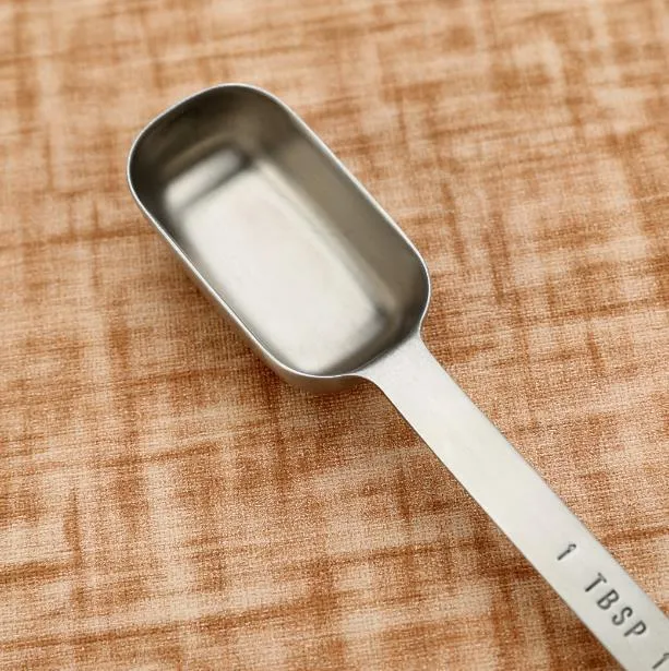 15ml Stainless Steel Measuring Spoons With Scale Coffee Bean Powder Measuring Long Handle Spoon Kitchen Tool Wholesale