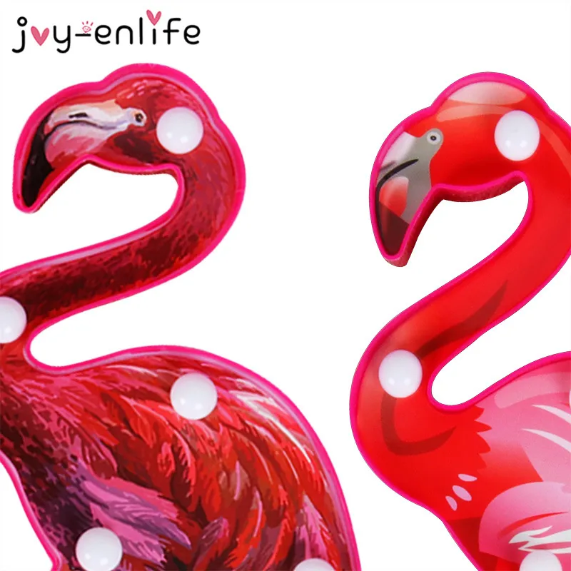 Belle alpaga Flamingo Licorne lampe 3D veilleuse enfants cadeau jouet pour bébé enfants chambre chevet décoration bureau table lumières C0125