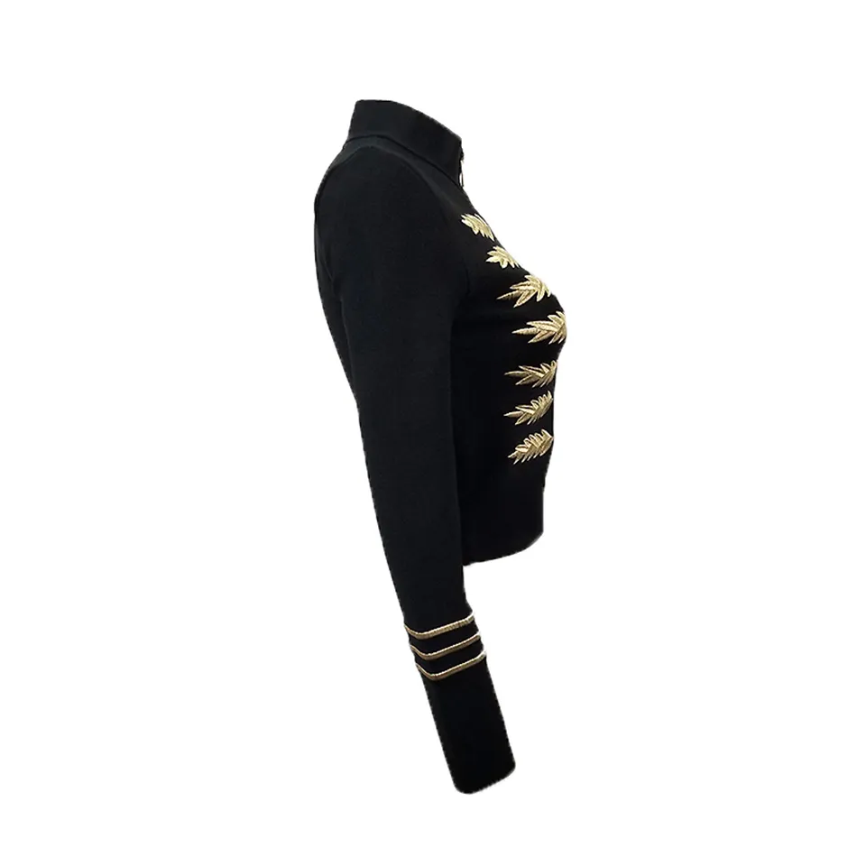 Floral-Zipper-Up-Bandage-Jackets-Casual-Coat-2018-Autumn-Outwear-Black-Women-Coats-Long-Sleeve-Clothes (1)