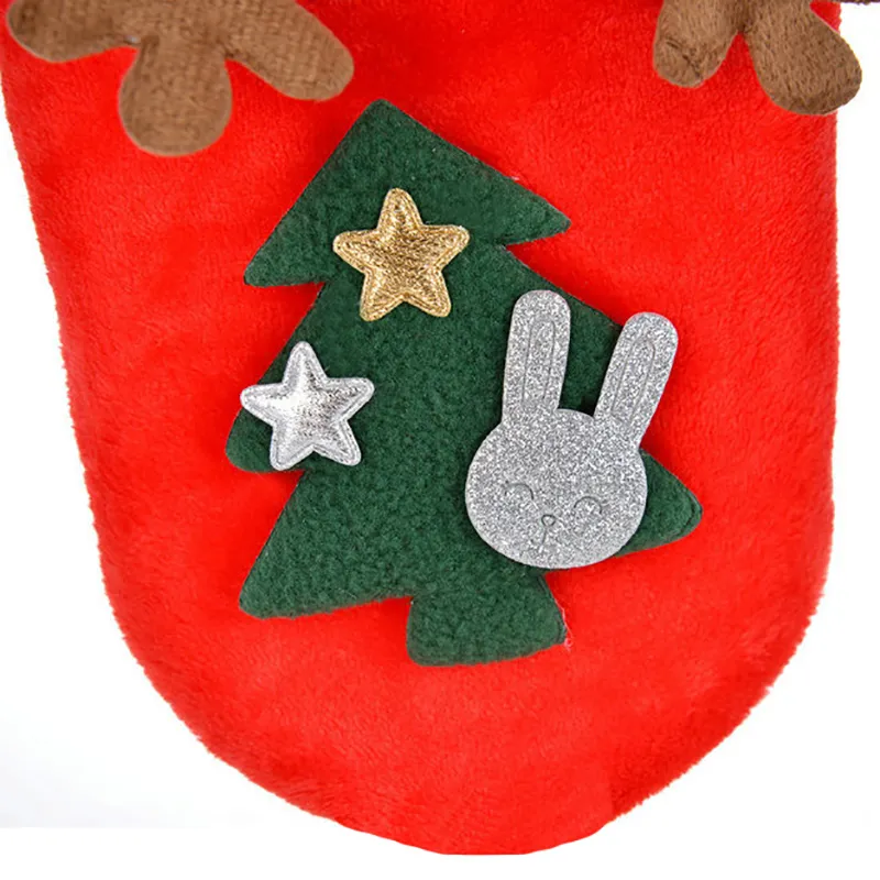 Рождественская одежда для собак маленькие собаки костюм Санта -Клауса для мопса Чихуахуа Йоркширская домашняя одежда