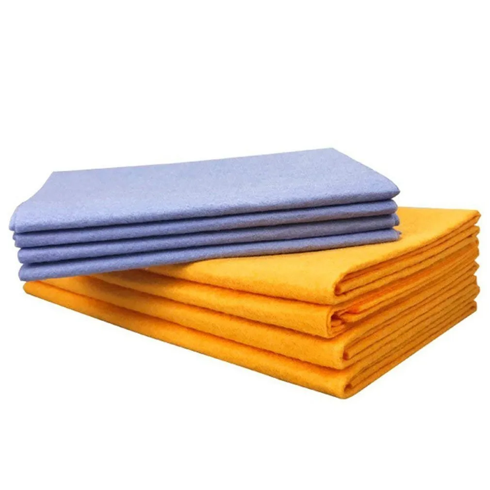 Kitchen Towel Non-Woven Shamwow Absorbent Dish Cloth Anti-Grease Washing Cleaning Rags For Home And Kitchen Car Wiper 201021