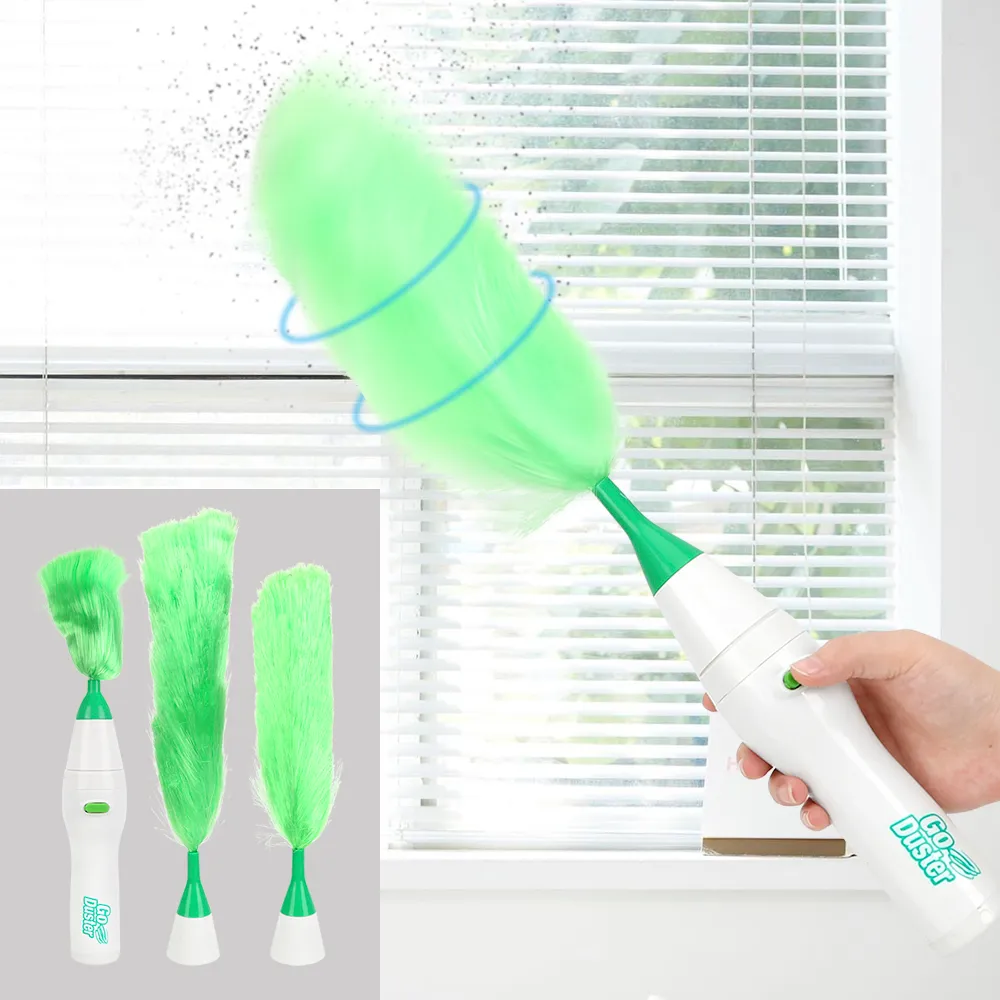 NICEYARD Multifunctional Electric Feather Duster For Home Furniture Car Window Bookshelf Soft Microfiber Dust Cleaner Brush T200513010594