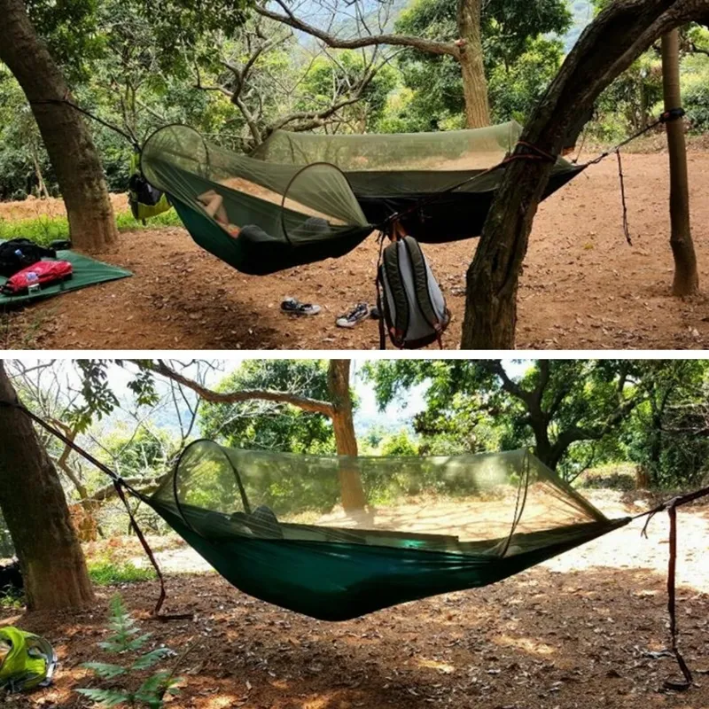 2 pièces sangles de hamac super solides avec boucles mousquetons Camping randonnée Hamac arbre ceinture suspendue corde balançoire Yoga aérien corde de liaison Y257K