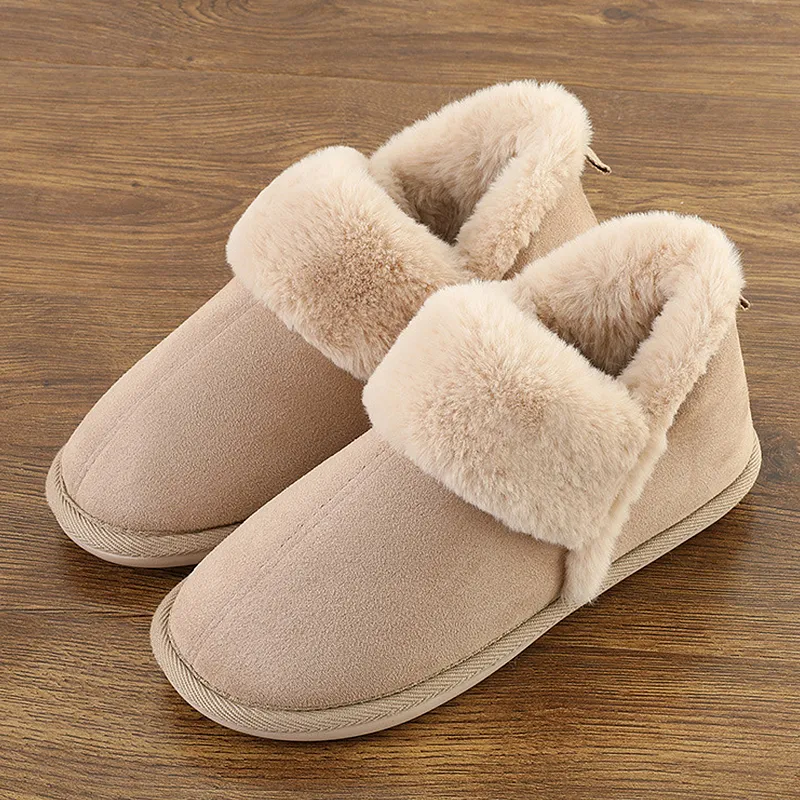 Para Kapcie damskie Zimowe ciepłe kapcie sypialni bez poślizgu designerskie buty noszące miękkie kapcie y201026