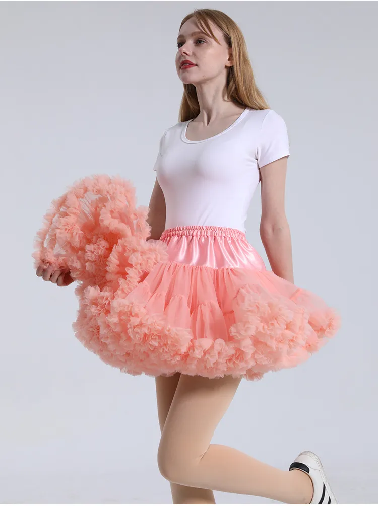 Ny ankomst Petticoats Wedding Bridal Lady Girls underskirt för fest vit blå svart balettdans kjol tutu