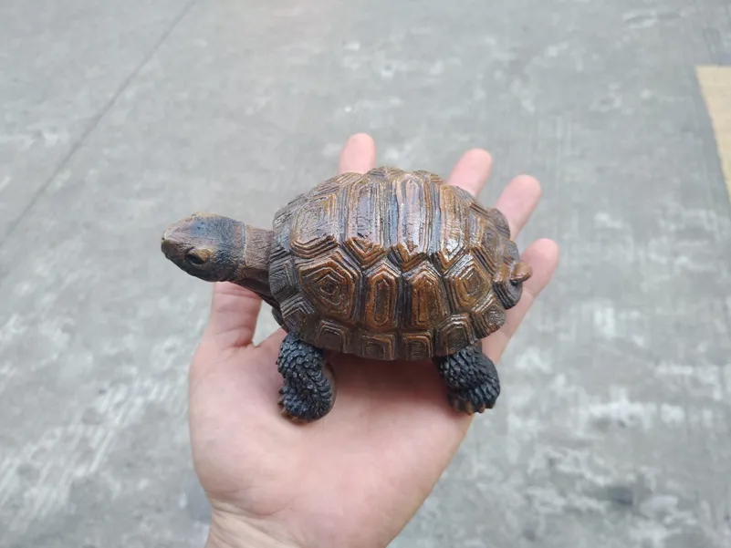 樹脂シミュレーションタートルカメの動物装飾園ガーデンプールガーデンデコレーションホーム家具A313 T200709307V