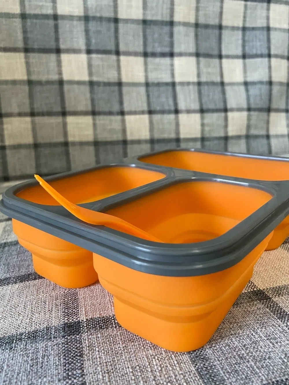 1100ML Silicone Food Container Portable Bento Lunch Box Eco Friendly School Storage Food Grade Collapsible Bento Box Lunchbox T200710
