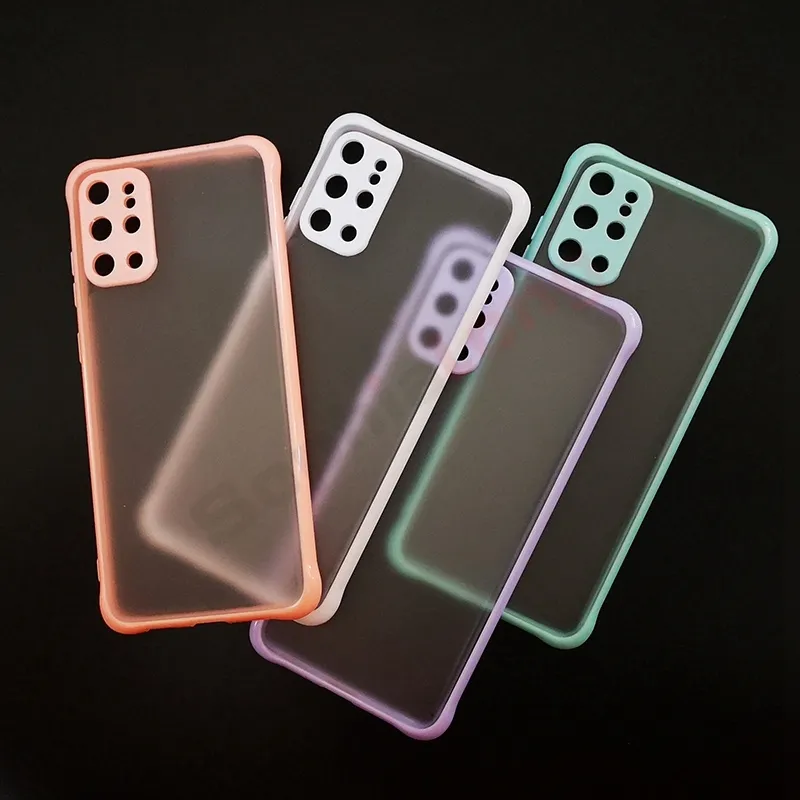 Coques les plus récentes pour Samsung Galaxy S20 Plus Note 20 Ultra Hard Translucent Back Phone Cover Anti Fall