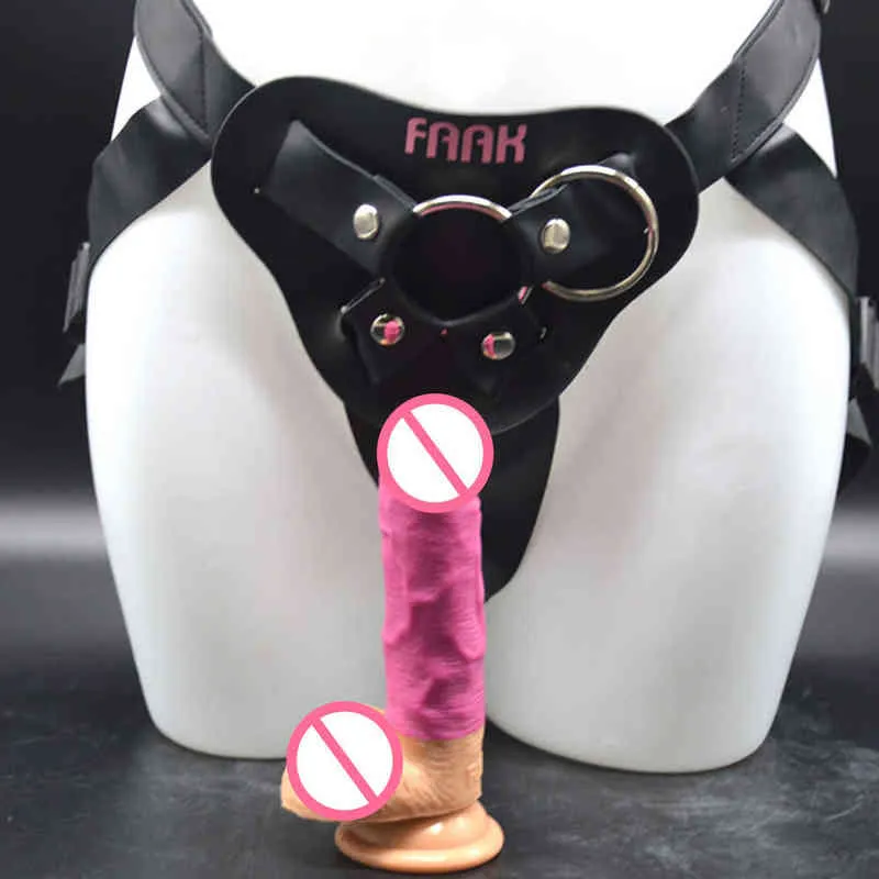 NXY Dildo noszenie penisa Lesbian Seks Produkty Anal Wtyczka Masturbacja Spodnie Zabawki Dorosły 0221