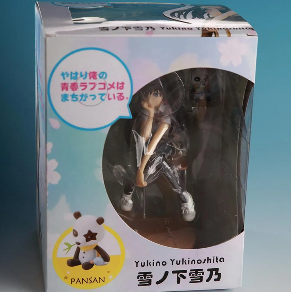 14,5 см. Романтическая комедия моя подростка Snafu Yukinoshita Yukino Anime Figure Pvc Новая коллекция коллекция игрушек 201212