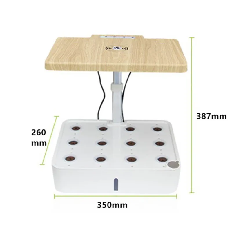 Intelligenter erdloser Anbau, Aerogarden-Blumentopf, Hydrokultur-Pflanzgefäß, Innen-Gemüse-Blumentopf, Blumen-Kinderzimmer-Fülllicht, Y20245R