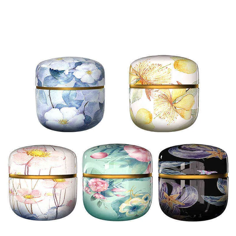 Theecontainers Candle CANS Snoep Snacks Kleine Ronde Blikken Mini Draagbare Tinnen Blikken Verpakking H1222