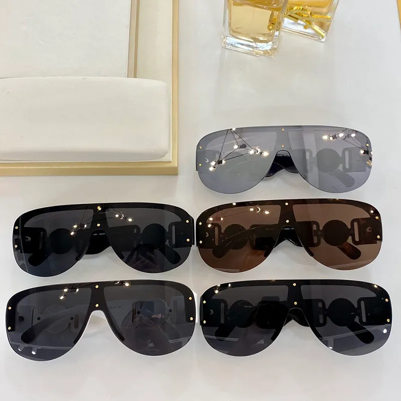 4931 Men Sunglasses New simple line one piece large frame sunglasse suitable for any face shape relaxed fashionable designer sungl2211