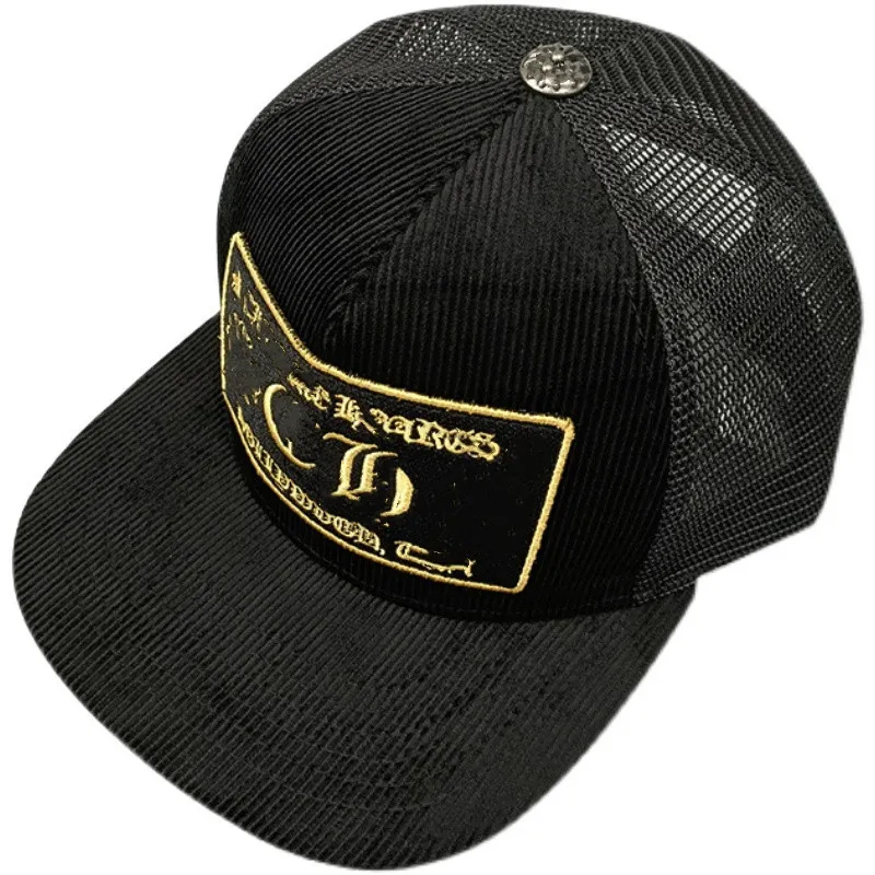 Новая бейсбольная кепка, вельветовая хлопковая шляпа от солнца с плоскими полями, мужская кепка в стиле хип-хоп, женская летняя кепка с большой головкой