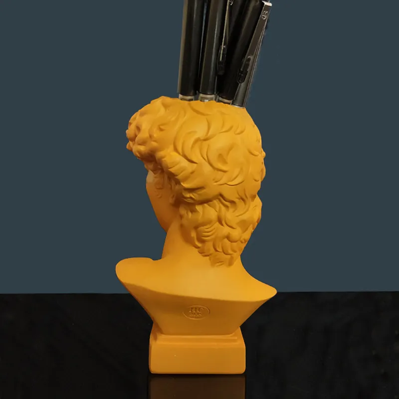 Современный северный стиль творческий портрет ваза Дэвида голова цветок вазы декоративные украшения керамика рука дома цветы художественный декор 220210
