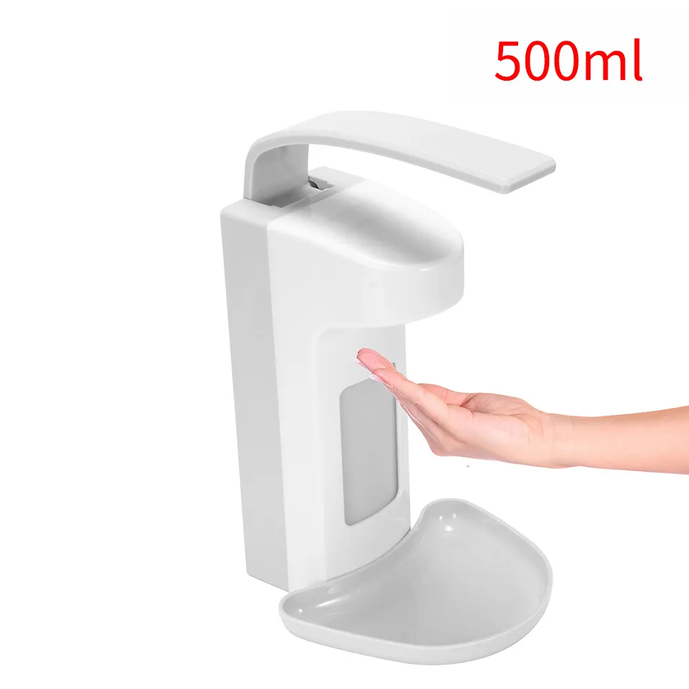 Flüssigseifenspenderpumpe Wandmontage 500 ml Plastikflasche Dusche Waschmittelspender Hand für Küche Badezimmerzubehör Y200407