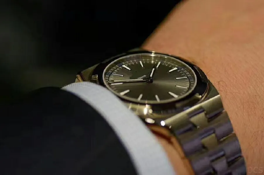 40mm men watch 1120 automatic mens wristwatch business watches Ultra-Thin 2000V sapphire crystal bracelet waterproof summer light 302I