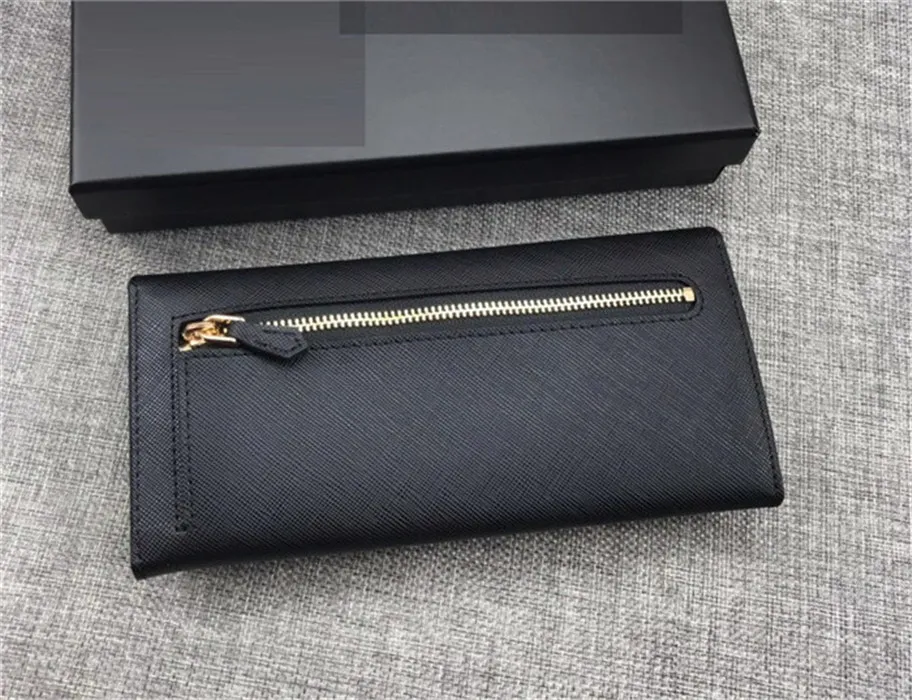 Women wallets designer long wallet cross cowhid leather purse PR card holder Fashion Genuine leather purse Couple wallets 19 10 2C227B