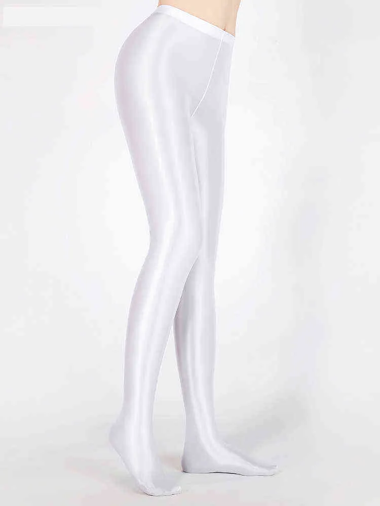 색상 섹시한 기름진 부드러운 스판덱스 팬티 스타킹 댄스 바지 스포츠 레깅스 요가 바지 H1221