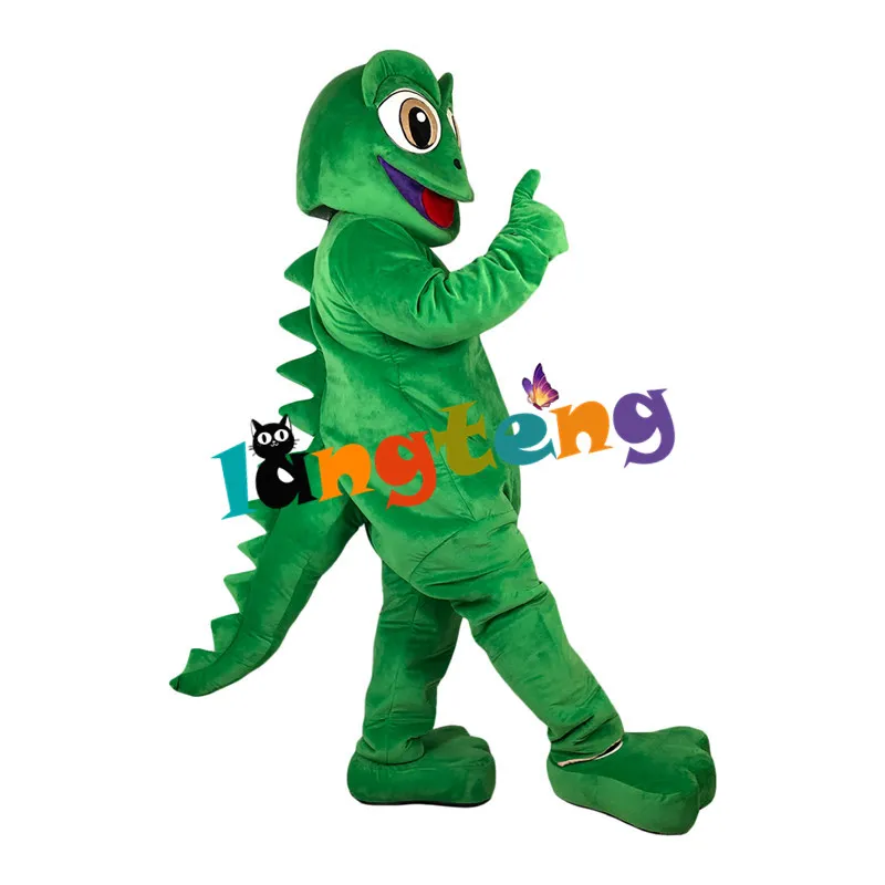 Mascot Costumes1052 Green Frog Salmon Mascot Costume Adult Cartoon Character Outfit Suit