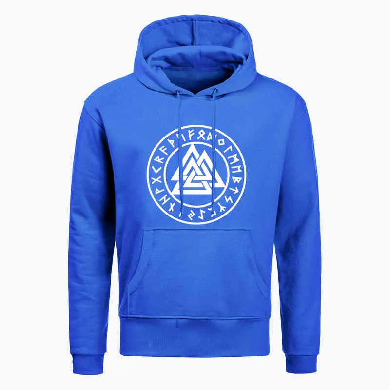 Cool Odin Viking Hoodies Hommes Vikings Symboles Sweat À Capuche Imprimé Hommes Sweat Chaud 2020 Automne Hip Hop Tops Hiver Harajuku Streetwear H1227