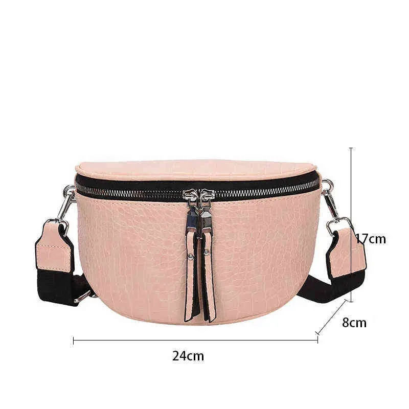 Nxy Handbag Luxury Designer Saddle Women Chet Bag High Quality Crobody Female Fahion Chain Hobo Banana Belt Pure 0214