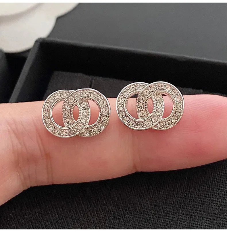 Boucles d'oreilles à la mode pour femmes, bijoux Lux, fête, mariage, fiançailles, amoureux, avec sac en flanelle, 258m