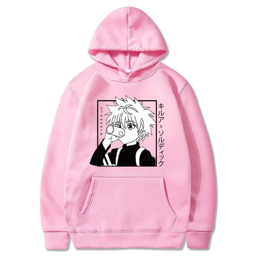 Harakuju Hunter X Hunter Coolies Killua Zoldyck Anime Manga Topy Pullover Hoodie Y0111