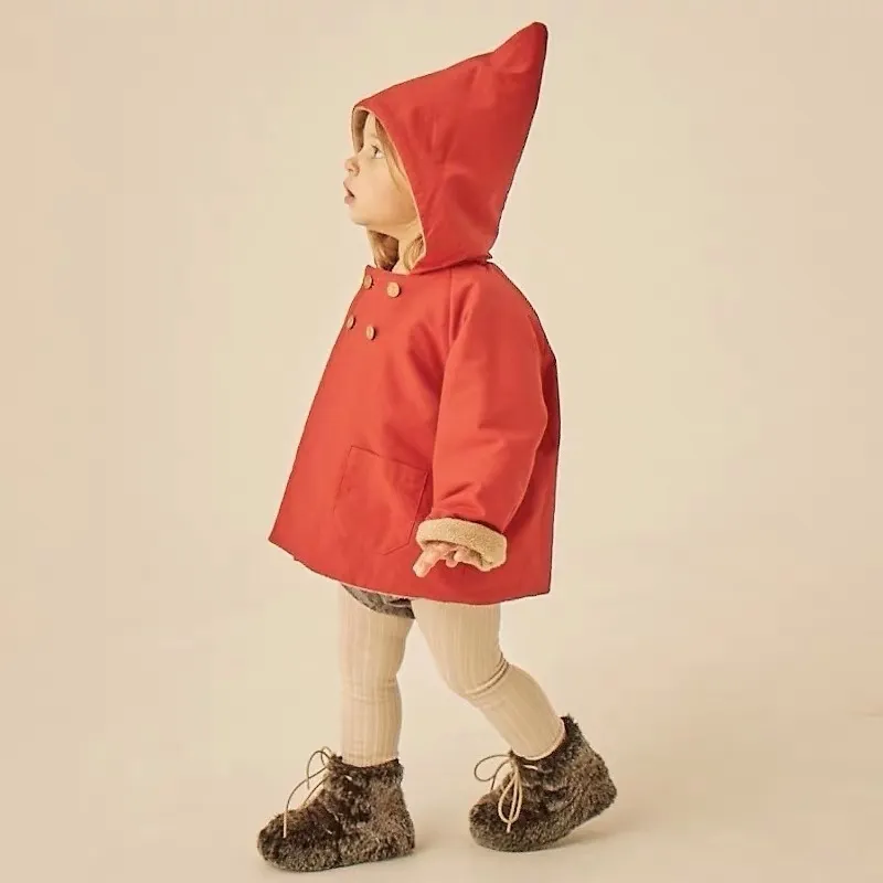 Elfin Winter Kids Толстая куртка для мальчиков, девочки, милый теплый ветропроличный водонепроницаемый водонепроницаемый пальто детская детская лыжная одежда LJ201203
