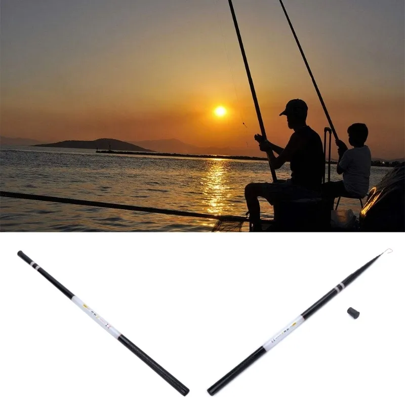 1 Pz Canna Da Pesca Portatile 72 36 45 54 63M Pole In Fibra di vetro Ultra Leggero Telescopico Carpa Attrezzatura Da Esterno 2202248965090