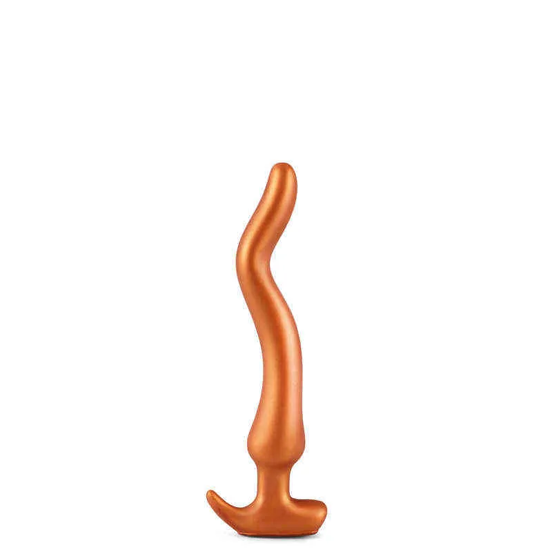 Nxy dildos anal brinquedos super macio jinlong backyard plugue masculino e fêmea masturbação dispositivo líquido sílica gel em profundidade divertido expansão adulto produtos 0225