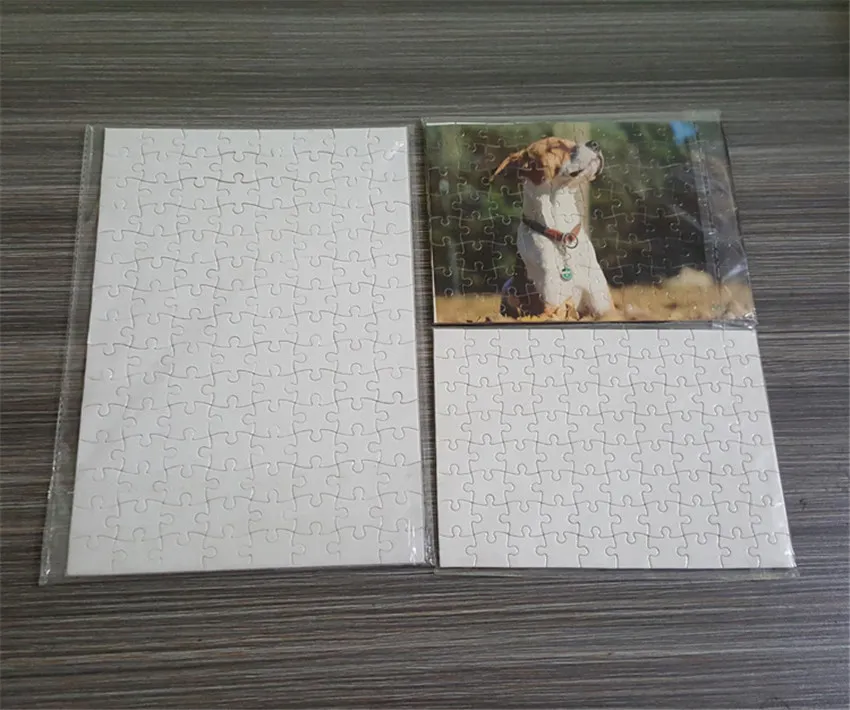 Sublimacja Puzzle A5 A4 DIY Sublimacja Puste Puzzle Biały Puzzle Jigsaw 120 sztuk / 80 sztuk TREMAL TREMAL Drukowanie Handmade prezenty H11905