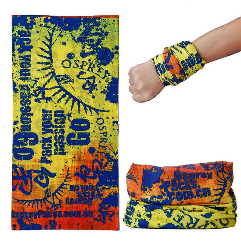 Foulards Bandeau Foulard Magique Sports de Plein Air Vélo Équitation Bandana Vélo Vélo Cou Tube Chaud Bandanas Cyclisme Headwear Y1229