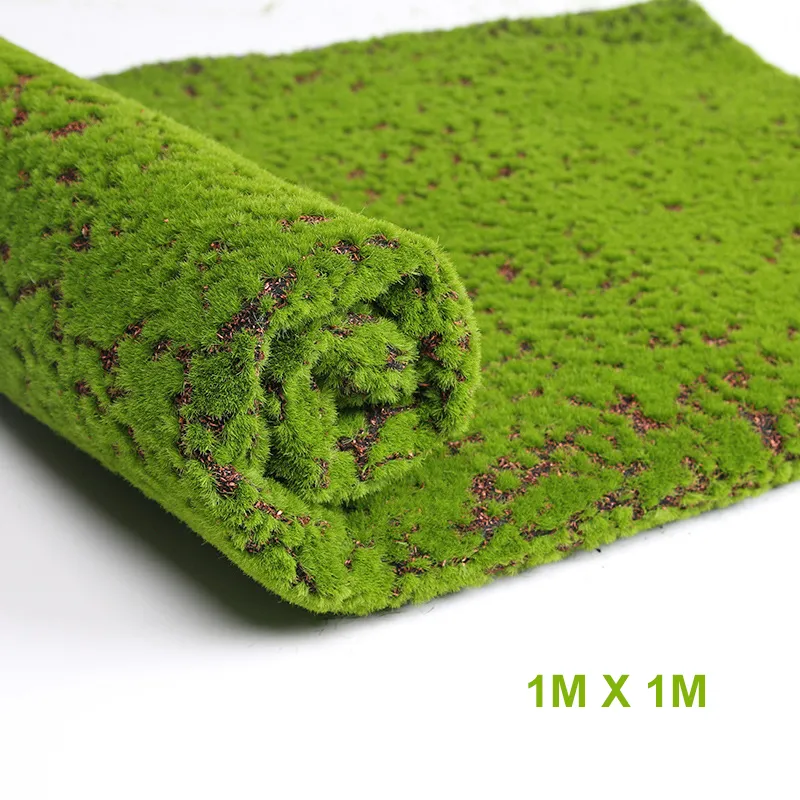 1 M x 1 M 2 M x 1 M tapis d'herbe vert pelouses artificielles tapis de gazon faux gazon maison jardin mousse pour la décoration de mariage de plancher de maison 10292878