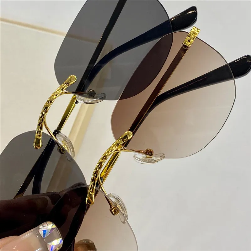 1443 nova moda óculos de sol com proteção UV 400 para homens moldura quadrada vintage popular qualidade superior vem com estojo clássico sunglas252S
