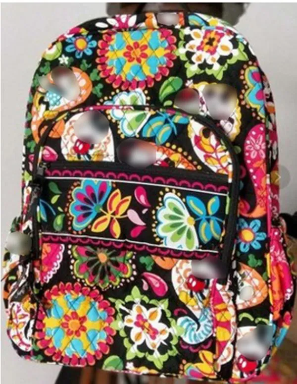 NWT Cartoon Flower School Bag Plecak torba podróżna torba Duff08m