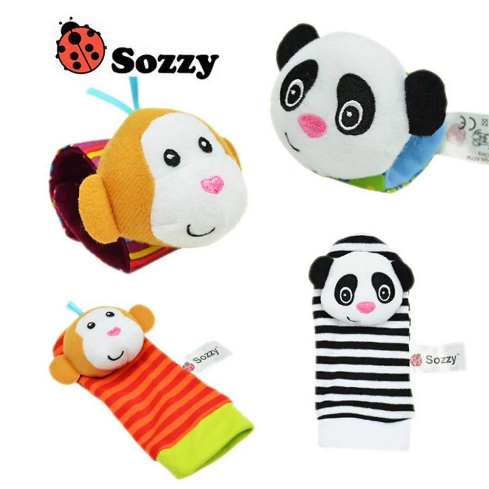 lot rattle gardy sozy gardenバグ手首のガラガラ音と足の靴下4スタイルwaistsocks 25セット2012248963984