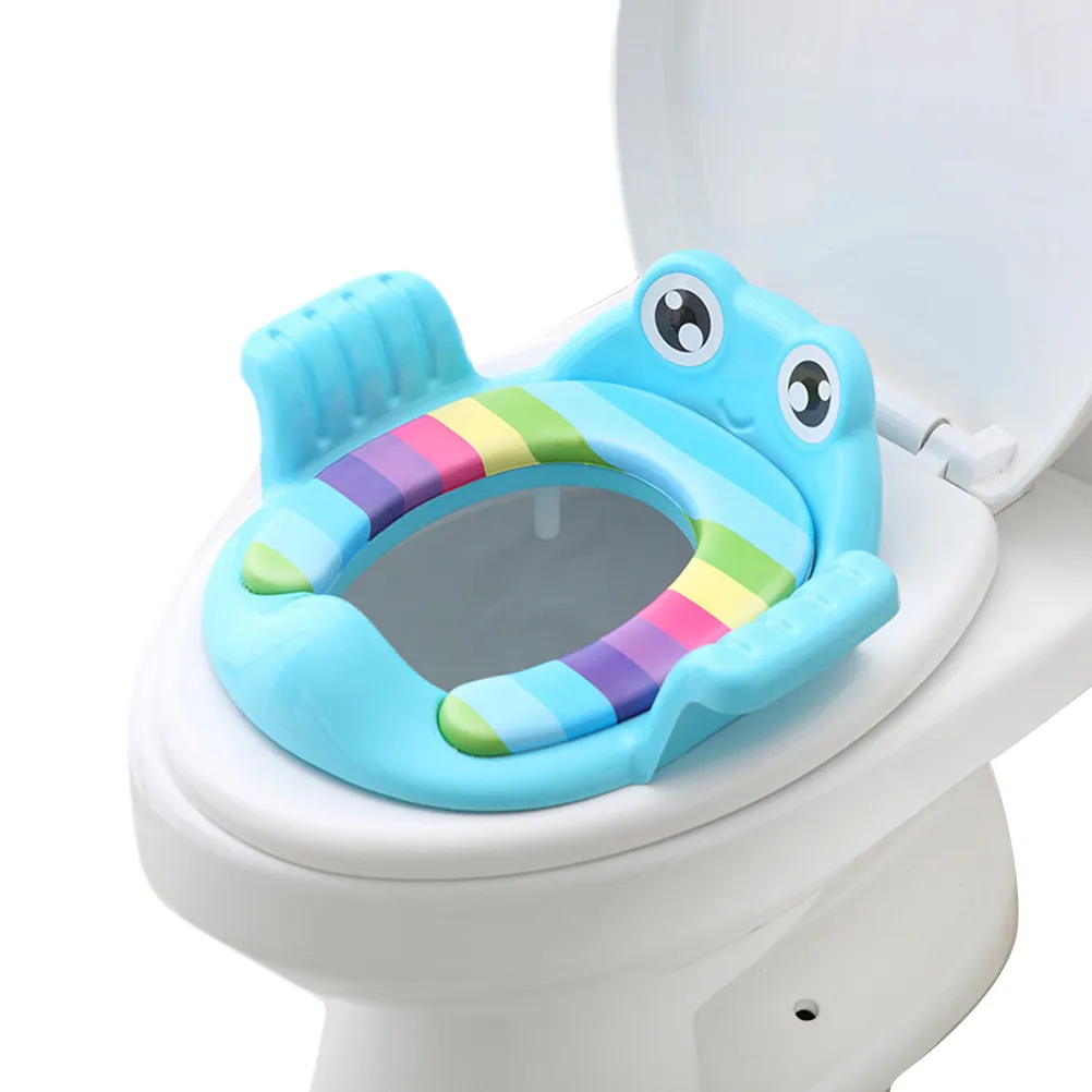 Portable Baby Potty Trainer Siège de toilette anti-dérapant Poignées Siège de toilette auxiliaire pour enfants Infant Pee Trainer LJ201110